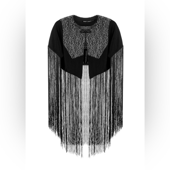 Disturbia | Sharona Fringed Bolero Jacket - Picture 8 of 14